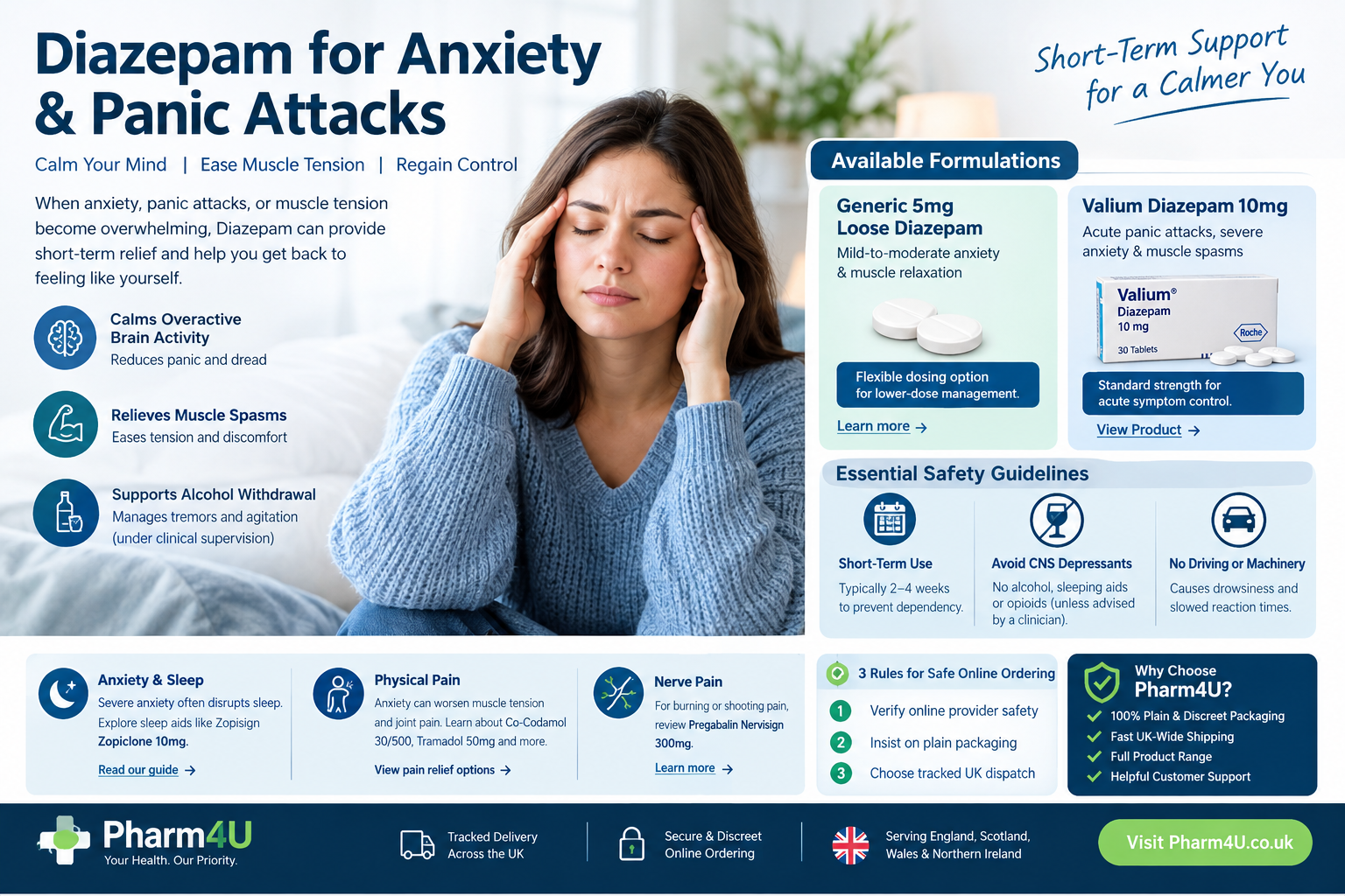 Understanding Anxiety & Panic Management: A UK Guide to Diazepam & Valium